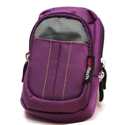 Navitech Purple Water Resistant mp3 Digital Audio Player Case/Cover for The Sony NW-WM1A