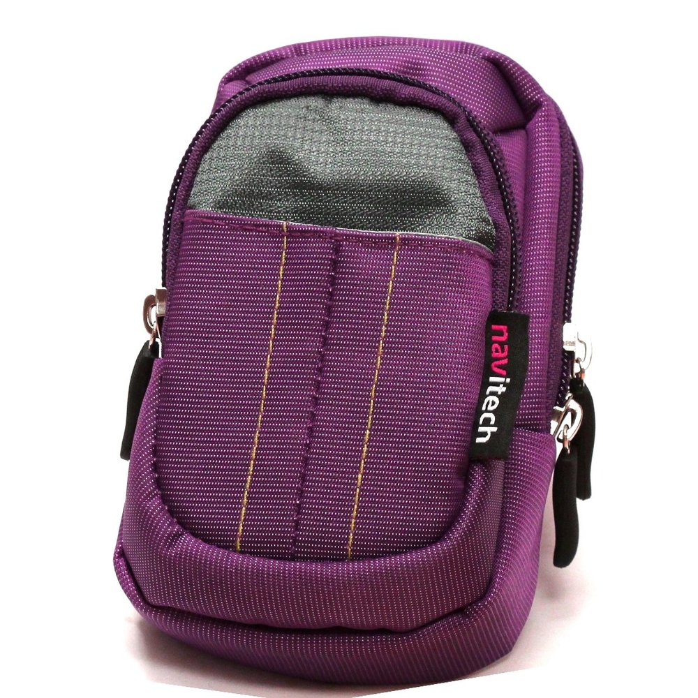Navitech Purple Water Resistant mp3 Digital Audio Player Case/Cover for The Sony NW-WM1A