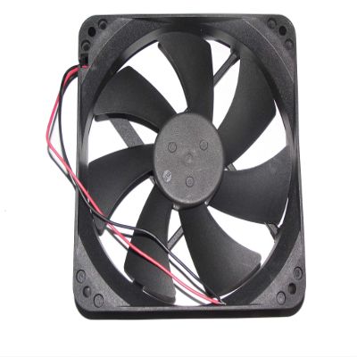 12cm D12SL-12 12V 0.3A 2Wire Square Fan 120X120X25MM