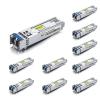 10Gtek 1000Base-LX Gigabit SFP LC SingleMode Transceiver Module for Cisco GLC-LH-SMD, Meraki MA-SFP-1GB-LX10, Ubiquiti UniFi, Fortinet, Mikrotik, TP-Link TL-SM311LS, 1310nm, DDM, 10km, Pack of 10 view 1