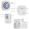 Door Chime,Wireless Business Door Motion Sensor Detector Smart Visitor doorbell Home Security Driveway Alarm with 1 Plug-in Receiver and 1 PIR Detector Weatherproof(White) view 3