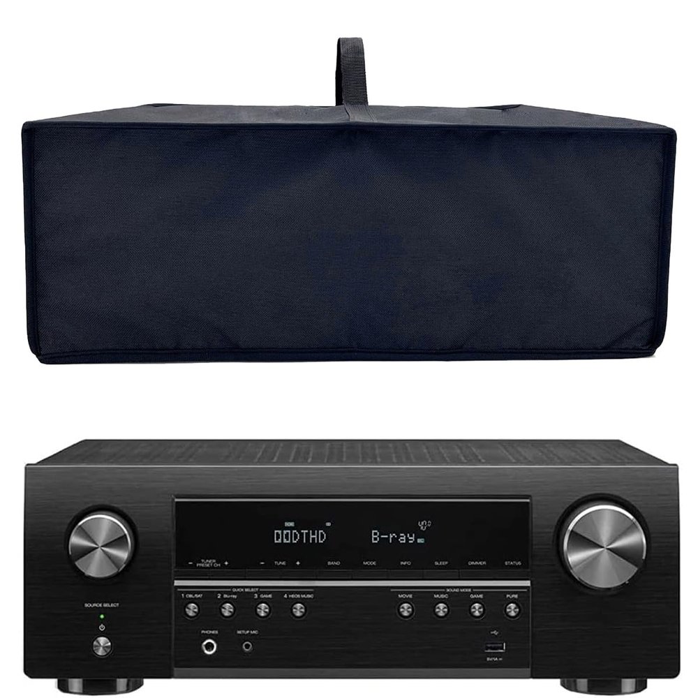 Wanty Black Antistatic Water-proof Dust-proof Nylon Fabric Printer Cover Case Protector for Yamaha R-S202BL/R-S500BL/R-N301BL/RX-V681BL Stereo Receiver/OPPO UDPSony STR-DH540/STR-DH100 Stereo Receiver
