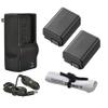 'Intelligent' Batteries (2 Batteries) Compatible With Sony Alpha a6500 + AC/DC Rapid Charger view 1