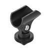 Andoer 19mm Plastic Mic Microphone Holder Clip with Hot Shoe with 1/4in Screw Hole for DSLR Camera view 1
