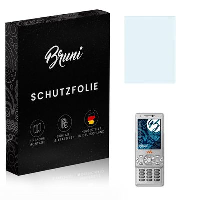 Bruni Screen Protector compatible with Sony-Ericsson W995 Protector Film, crystal clear Protective Film (2X)