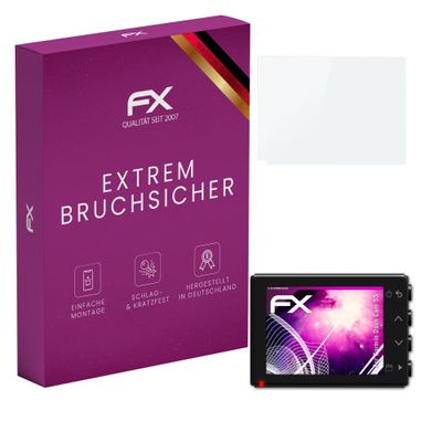 atFoliX Plastic Glass Protective Film compatible with Garmin Dash Cam 55, 9H Hybrid-Glass FX Screen Protector