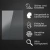 Bruni Screen Protector compatible with Sony PRS-650 Reader Touch Edition Protector Film, crystal clear Protective Film (2X) view 3