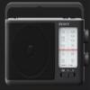 Sony ICF-506 Analog Tuning Portable FM/AM Radio, Black, 2.14 lb view 3