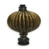 Royal Designs Balloon Shaped 3" Lamp Finial for Lamp Shade, Antique Brass view 1