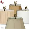 Royal Designs Elegant Leaves 3" Lamp Finial for Lamp Shade, Antique Brass view 4