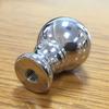 Royal Designs Small Ball Lamp Finial for Lamp Shade, 1.5 Inch, Polished Silver view 3