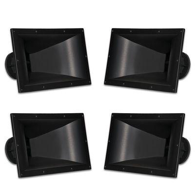 4 Goldwood Sound GM-450PB Heavy Duty ABS Directivity Horns 2" Throat High Frequency