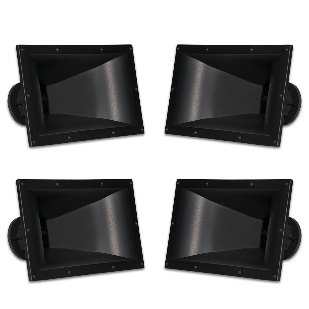 4 Goldwood Sound GM-450PB Heavy Duty ABS Directivity Horns 2" Throat High Frequency