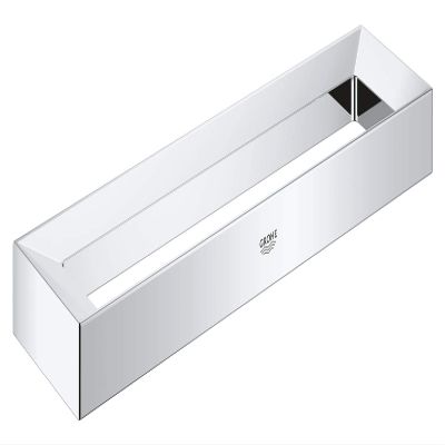 Grohe 40766000 Selection Cube Towel Ring, Starlight Chrome