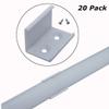 Litever Seamless Extension Connection/Joint Connectors, ONLY for Litever Slim V Shape Aluminum LED Channels,Screws Included,20 Pack, LL-016-180D view 2