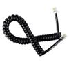 SAISN Telephone Handset Cord 6 Feet (Stretch Length) RJ9 4P4C Phone Cord for Landline Coiled Phone Cable Curly Telephone Wire, Coiled Length 0.68 to 6 Feet, Black view 2