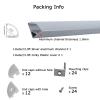 Litever 6 PACK 1Meter/3.3ft V Shape Aluminum Channels 90 Degree Corner LED Strip Channel System with PC Cover, Mounting Clips, End Caps,Designed for 3528 5050 LED Strip Mounting LL-017-DS view 3