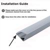 Litever 6 PACK 1Meter/3.3ft V Shape Aluminum Channels 90 Degree Corner LED Strip Channel System with PC Cover, Mounting Clips, End Caps,Designed for 3528 5050 LED Strip Mounting LL-017-DS view 4
