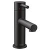Moen Align Matte Black One-Handle Modern Bathroom Faucet with Drain Assembly and Optional Deckplate, 6190BL view 1