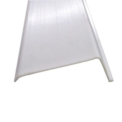 Beam Lighting Under Cabinet Light Cover Replacement | White Ribbed Acrylic Diffuser (L-Shaped, 33")
