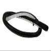 Gardner Bender FLX-7525GSB Grip Strip,  in. x 25 ft., Self-Adhering Flexible Raceway, Split-Corrugated, Cable Management and Wire Installation, UV Protection, Black view 1