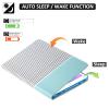 Galaxy Tab S2 9.7 Case, Dteck Folio Stand PU Leather Protective Case with Auto Sleep/Wake Card Holders Wallet Cover for Samsung Galaxy Tab S2 9.7 Case 2015 Released SM-T810 T815 T813,Mint Stripes view 3