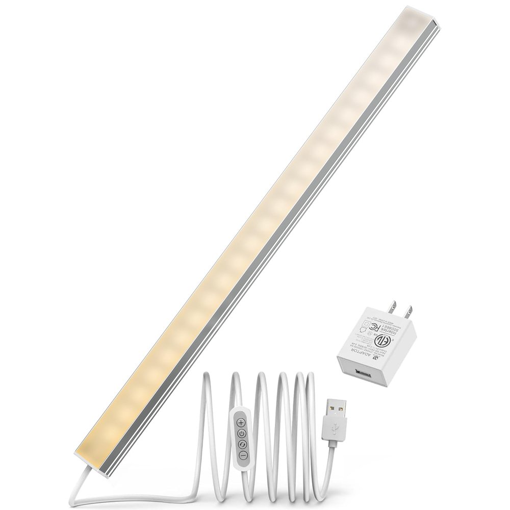ASOKO 14.5" Under Cabinet Lighting Dimmable 3 Colors
