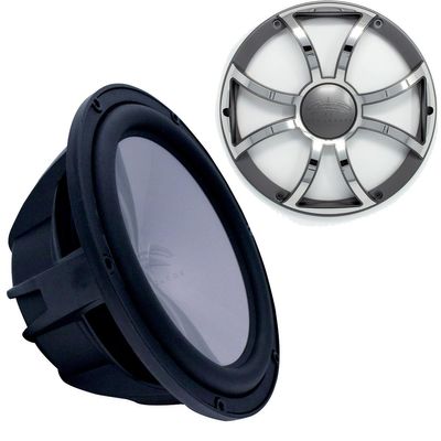 Wet Sounds REVO12FAS2-B 12 in Black Subwoofer Gunmetal Grill 2 Ohm