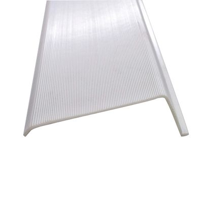 Beam Lighting 42-3/8 L-Shape Under Cabinet Light Cover Replacement | White Ribbed Acrylic Diffuser | 42-3/8 Length x 2-7/8 Width x 1 Height