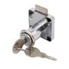 uxcell 40mmx40mmx37mm Metal Square Base Drawer Lock Locker Silver Tone view 3