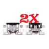 ePartSolution 2X Replacement for Motorola Droid Turbo XT1254 Micro USB Charger Charging Port Dock Connector USB Port USA (2pcs) view 2