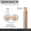 Conext Link PSC8CGS-20 Parallel Gold Silver Speaker Cables Full Gauge Oxygen Free Copper Zip Wire (8 Gauge, 20 feet) 11303 view 3