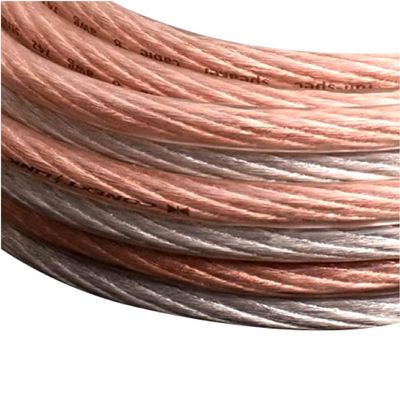 Conext Link PSC12CGS-10 Parallel Gold Silver Speaker Cables Full Gauge Oxygen Free Copper Zip Wire (12 Gauge, 10 feet)
