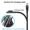 Surface Pro Car Charger Surface Laptop Car Charger,36W 12V 2.58A Power Supply for Microsoft Surface Pro 3/4/5/6/Book/Go,Surface Pro 9,Surface Laptop car charger with USB 2.0 Port(5Ft Cord)&Travel Case view 2