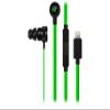 Razer Hammerhead Earbuds for iOS: DAC - Custom-Tuned Dual-Driver Technology - in-Line Mic & Volume Control - Aluminum Frame - Lightning Connector - Green, RZ04-02090100-R3U1 view 1
