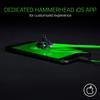 Razer Hammerhead Earbuds for iOS: DAC - Custom-Tuned Dual-Driver Technology - in-Line Mic & Volume Control - Aluminum Frame - Lightning Connector - Green, RZ04-02090100-R3U1 view 4