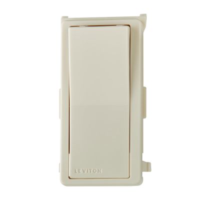 Leviton Color Change Faceplate Only Compatible with Decora Smart and Decora Digital Switches (Switch Not Included), DDKIT-ST, Light Almond