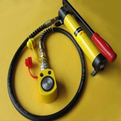 MABELSTAR Super Thin Type Hydraulic Cylinder RMC-101 With Pump Hydraulic Jack, work travel of 11mm