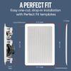 Polk Audio RC85i 2-Way Premium in-Wall 8"-Speakers (Pair) (White, Paintable -Grille) & RC60i 2-Way Premium in-Ceiling 6.5" Round-Speakers (Pair) (White, Paintable Grill) view 4
