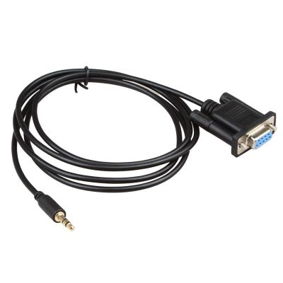 Relper Lineso DB9Pin Female to DC3.5mm Serial Cable-6 Feet Black