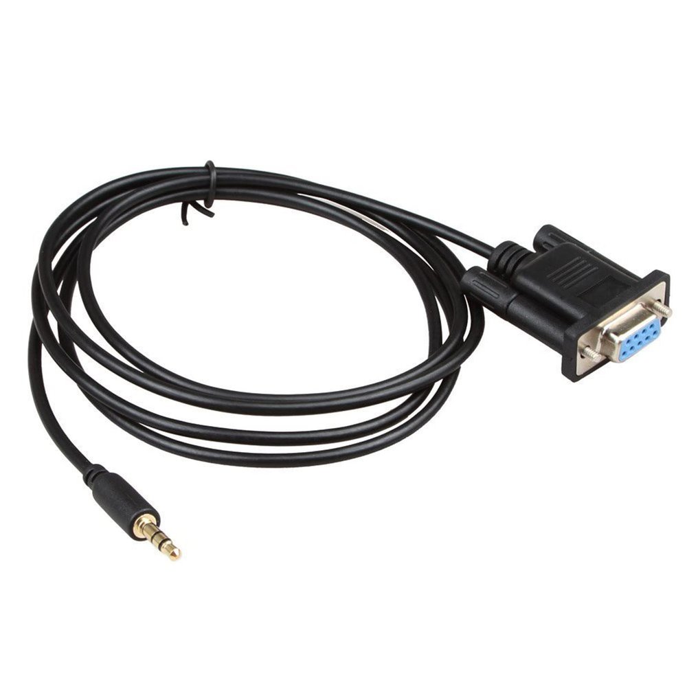 Relper Lineso DB9Pin Female to DC3.5mm Serial Cable-6 Feet Black