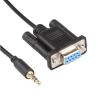 Relper Lineso DB9Pin Female to DC3.5mm Serial Cable-6 Feet Black view 2