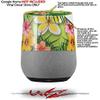 Decal Style Skin Wrap for Google Home Original - Beach Flowers 02 Sage Green (Google Home NOT Included) by WraptorSkinz view 2