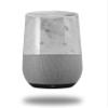 Decal Style Skin Wrap for Google Home Original - Marble Granite 07 White Gray (Google Home NOT Included) by WraptorSkinz view 1