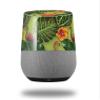 Decal Style Skin Wrap for Google Home Original - Famingos and Flowers Sage Green (Google Home NOT Included) by WraptorSkinz view 1