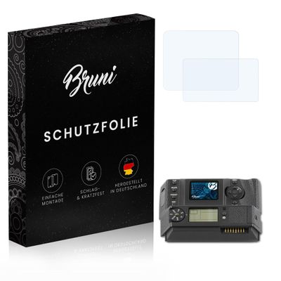 Bruni Screen Protector compatible with Leica Digital Modul-R Protector Film, crystal clear Protective Film (Set of 2)