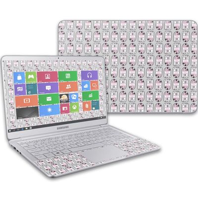 MightySkins Skin Compatible with Samsung Notebook 9 13" (2017) wrap Cover Sticker Skins Pink Galaxy Bots