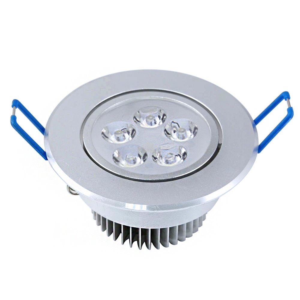 Modoao 5W LED Ceiling Light Downlight with LED Driver,AC85-265V,2700K,Not Dimmable,Retrofit LED Recessed Lighting Fixture,Warm White Spotlight Lamp