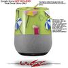 Decal Style Skin Wrap for Google Home Original - Beach Party Umbrellas Sage Green (Google Home NOT Included) by WraptorSkinz view 2