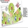 Decal Style Skin Wrap for Google Home Original - Beach Party Umbrellas Sage Green (Google Home NOT Included) by WraptorSkinz view 3